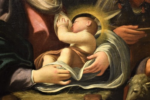 Antiquités - Nativity, workshop of Gerrit van Honthorst (Utrecht 1592 - 1656) 